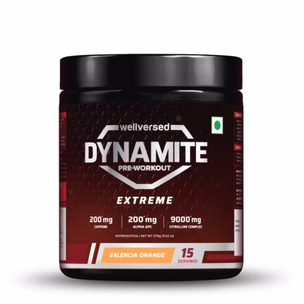 Dynamite Pre-Workout EXTREME (270g, 15 Servings) | Valencia Orange