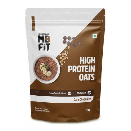 MuscleBlaze High Protein Oats Dark Chocolate • 1 kg