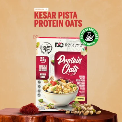 Doctor's Choice Kesar Pista Protein Oats 750gm