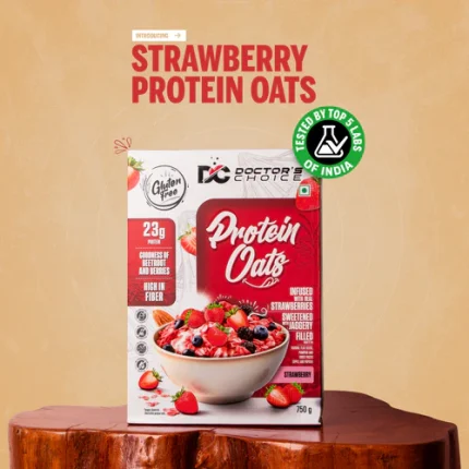 Doctor's Choice Strawberry Protein Oats 750gm