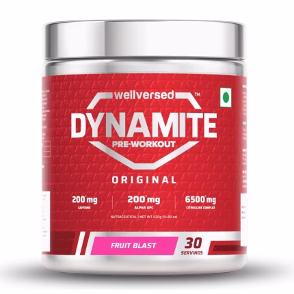 Dynamite Pre-Workout (420g, 30 Servings) | Fruit Blast