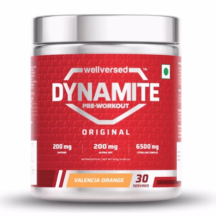 Dynamite Pre-Workout | Valencia Orange - (420g, 30 Servings)