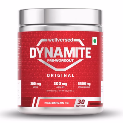 Dynamite Pre-Workout (420g, 30 Servings) | Watermelon Ice